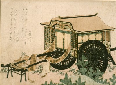 Carruagem da Corte de Katsushika Hokusai