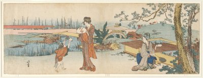 Vendedor de peixinhos dourados de Katsushika Hokusai