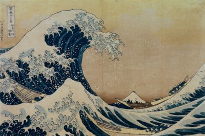 Grande onda ao largo da costa perto de Kanagawa de Katsushika Hokusai