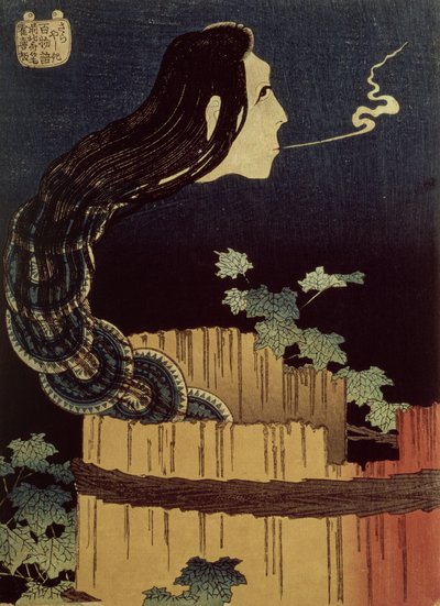 Fantasma Japonês (xilogravura) de Katsushika Hokusai