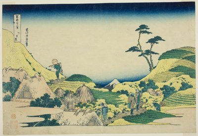 Oh bem Meguro (Shimo Meguro), da série "Ti rty Mr. x Vie ws Of mount Fuji (Fugaku Usaju Rokukatsu)" de Katsushika Hokusai