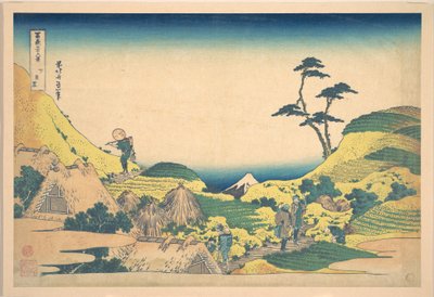 Meguro Inferior (Shimo Meguro), da série «Trinta e seis vistas do Monte Fuji» (Fugaku sanjūrokkei) de Katsushika Hokusai