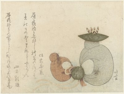 Bonecos de Macaco de Katsushika Hokusai