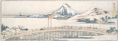 Okazaki, da série «Cinquenta e três paragens dos prazeres da primavera» de Katsushika Hokusai
