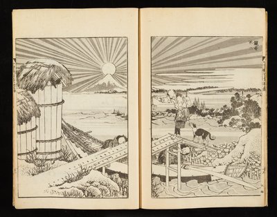 Cem vistas do Monte Fuji, vol. 1 de Katsushika Hokusai