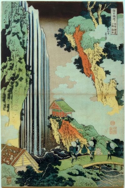 Ono Cachoeira de Katsushika Hokusai