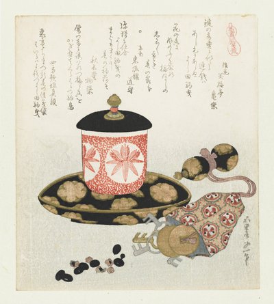 Cavalo-moeda
Komahikizeni (título sobre o objecto)
Uma série com cavalos (título da série)
Umazukushi (título da série sobre o objecto) de Katsushika Hokusai