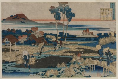 Poema do imperador Tenchi ..., 1835-36. de Katsushika Hokusai