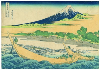 Praia de Tago, perto de Ejiri, na Tōkaidō de Katsushika Hokusai