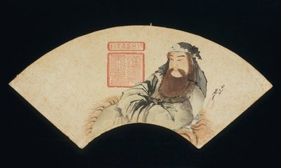 O deus chinês da guerra de Katsushika Hokusai