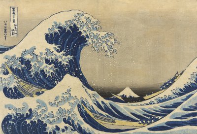 A Grande Onda de Kanagawa de Katsushika Hokusai
