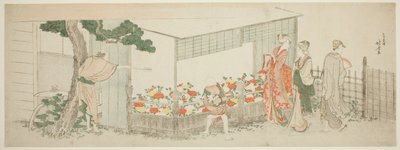O Show de Peônias de Katsushika Hokusai