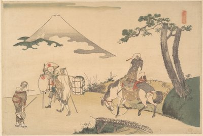 O cume do Monte Fuji de Katsushika Hokusai