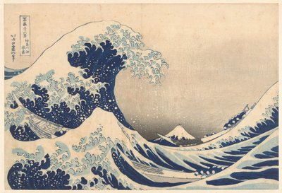 Sob a onda de Kanagawa de Katsushika Hokusai