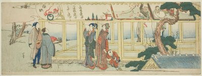 Visualizando pinturas votivas de Katsushika Hokusai