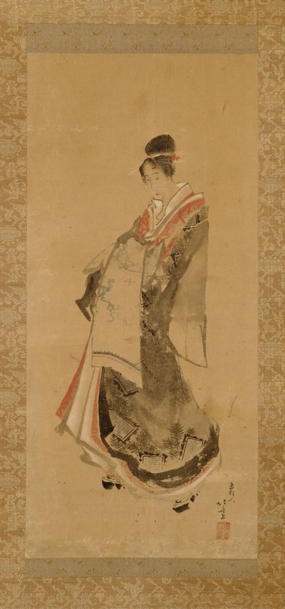 A Cortesã Andante de Katsushika Hokusai