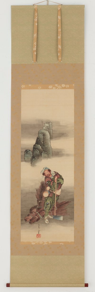 Lenhador, período Edo, 1849. de Katsushika Hokusai