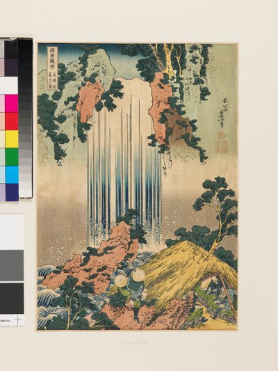 Cascata de Yoro na província de Mino (cópia) de Katsushika Hokusai