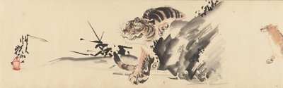 Esboços de pássaros e animais, final do século 19, antes de 1870. de Kawanabe Kyosai