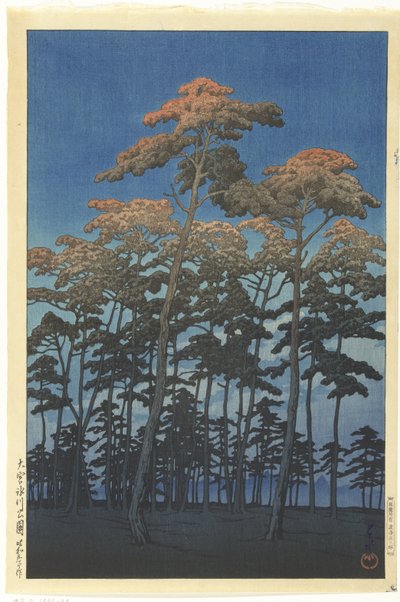 Omiya, membro do Parque Hikawa de Kawase Hasui