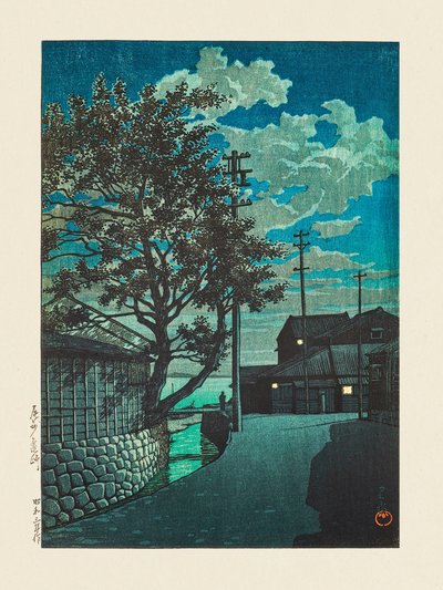 Kamezaki Bishu 1928 de Kawase Hasui