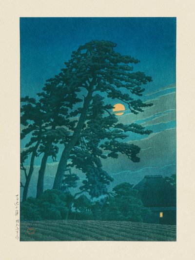 Lua em Magome de Kawase Hasui