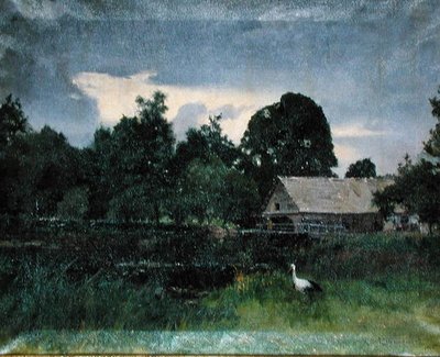 Paisagem com uma Cegonha de Kazimierz Alchimowicz