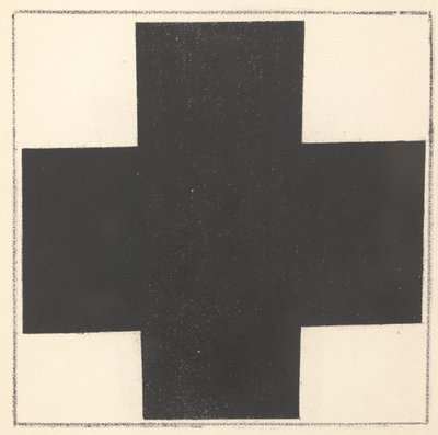 Cruz Negra de "Suprematismo: 34 Desenhos" de Kazimir Severinovich Malevich