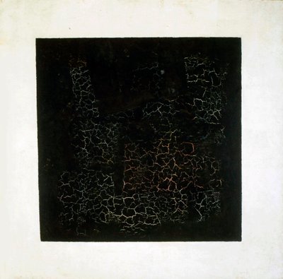 Quadrado preto, início dos anos 20. de Kazimir Severinovich Malevich