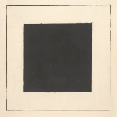 Quadrado Preto de "Suprematismo: 34 Desenhos" de Kazimir Severinovich Malevich