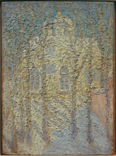 Igreja, por volta de 1906 de Kazimir Severinovich Malevich
