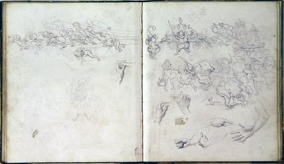 Livro de esboços para o 