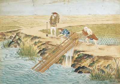 Holanda, Leiden, Trabalho no campo do arroz de Keiga Kawahara