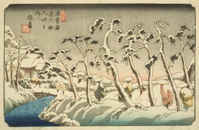 No. 15, Itahana (impressão em bloco de madeira colorida) de Keisai Eisen