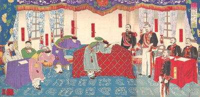 Negociações após a Guerra Sino-Japonesa, Março de 1895. de Keisai
