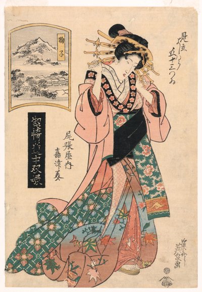 Mariko, da série, "A Jornada da Gueixa Mais Alta" de Keisei Eisen