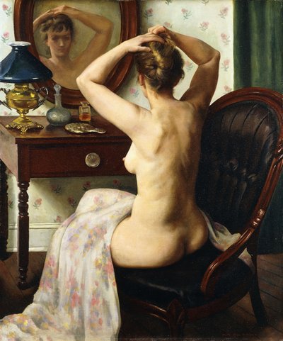 Depois do Banho (óleo sobre tela) de Keith Shaw Williams