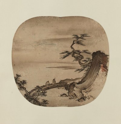 Paisagem, segunda metade do século XV de Kenkō Shōkei