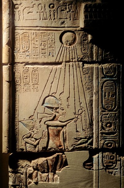 Egipto; Amarna; mm6741; Arqueologia; artefacto; 18ª dinastia; Akhenaten; Amenhotep IV;..., 2001 (foto) de Kenneth Garrett