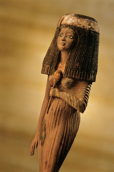 Figura funerária de Lady Resi; estatueta; reinado de Amenhotep III. Resi era filha de..., 2009 (foto) de Kenneth Garrett