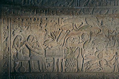 Relevo de Abydos, artefacto; Egipto, 2005 (foto) de Kenneth Garrett