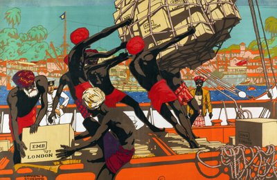 Colombo, Ceilão, da série "O nosso comércio com o Oriente de Kenneth Shoesmith