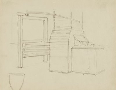 (Rotunda do Capitólio do Estado do Iowa) (Fabricantes, estudo para painel) de Kenyon Cox