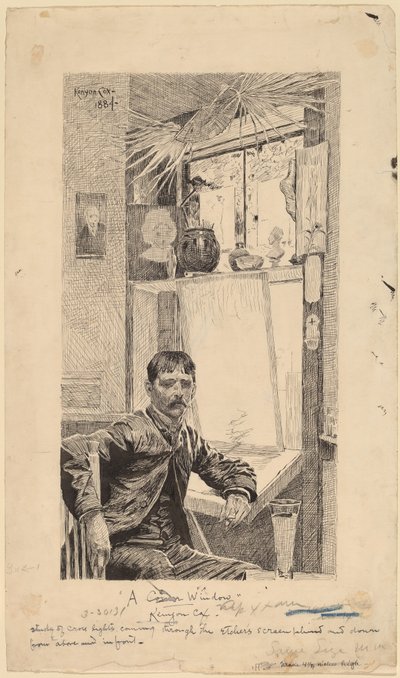 Uma janela de canto, baixa de Kenyon Cox