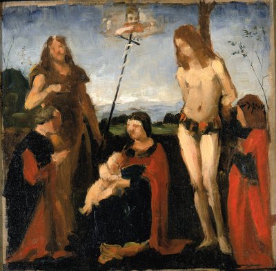 Depois de Boltraffio, Sacra Conversazione, 1878-1882. de Kenyon Cox
