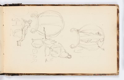 Página do caderno de Kenyon Cox