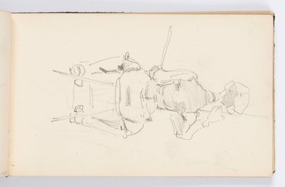 Página do Sketchbook: Artista no Trabalho de Kenyon Cox