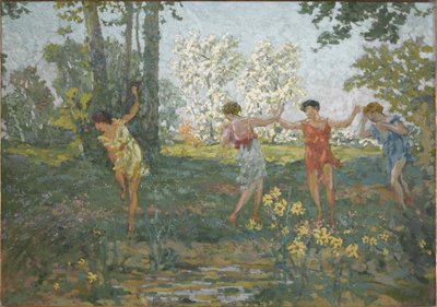 Eurídice mordida por uma cobra, 1913. de Ker Xavier Roussel