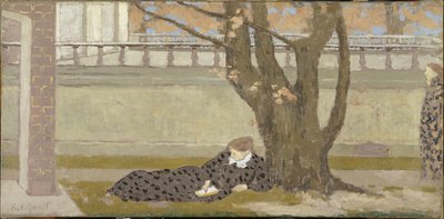 O Terraço, cerca de 1892. de Ker Xavier Roussel