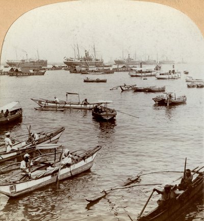 Porto de Colombo, Ceilão Sri Lanka. de Keystone View Company